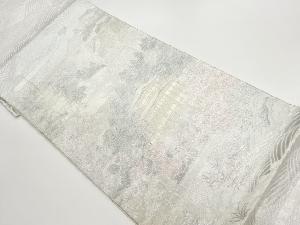 京洛名園麗花文織出し袋帯